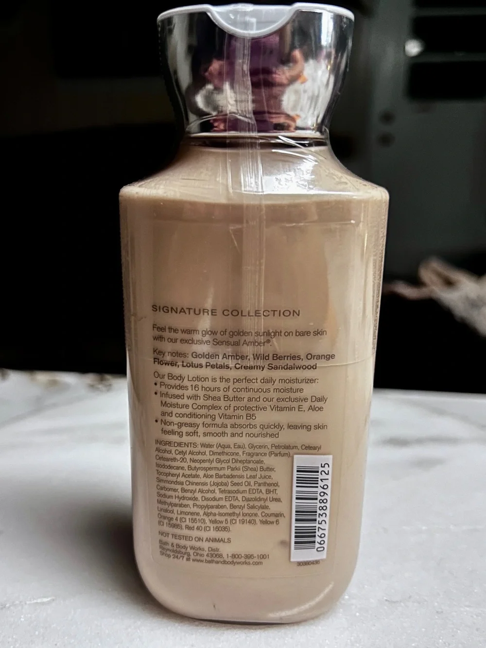 Bath & Body Works ~ Sensual Amber ~ 8 Oz. Lotion ~ New/ Sealed